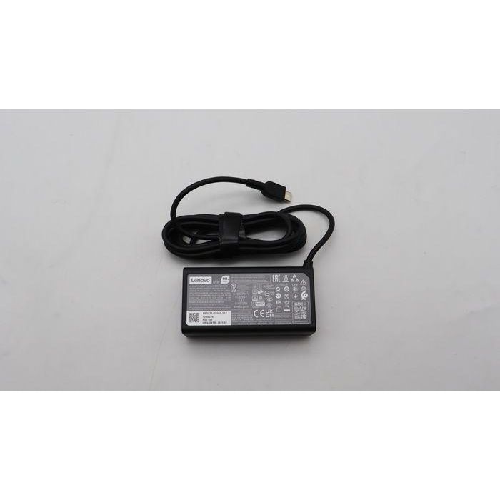 Lenovo Adaptador de Corriente USB-C 65W Compacto para Laptops, Tablets y Dispositivos, Salida Múltiple 20V, 15V, 9V, 5V