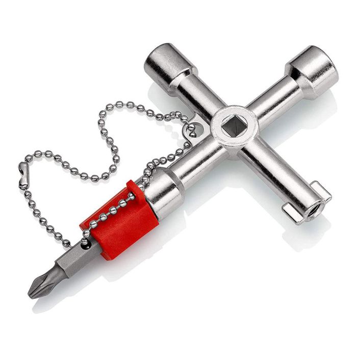 Knipex 001103 Llaves para armarios de control 76mm, para sistemas de gas, agua y electricidad 1 Knipex 001103 Llaves para armarios de control 76mm, para sistemas de gas, agua y electricidad 1