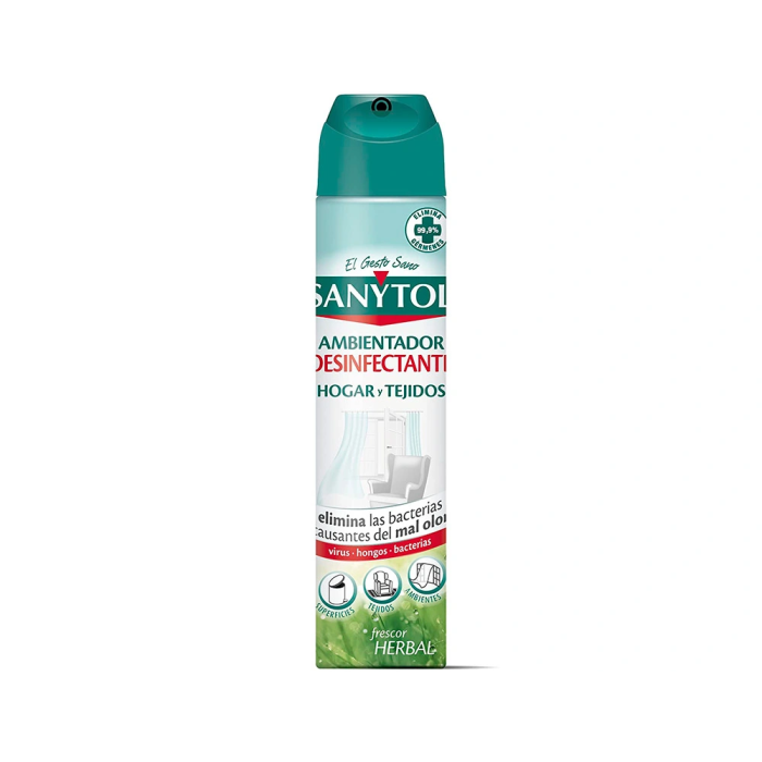 Sanytol Ambientador Desinfectante Elimina Olores Aroma Flor de Algodón Spray 300 ml Sanytol Ambientador Desinfectante Elimina Olores Aroma Flor de Algodón Spray 300 ml