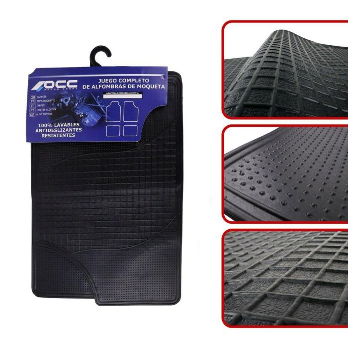 Alfombrilla para Coche OCC Motorsport OCCALUNI5 Goma Universal 4