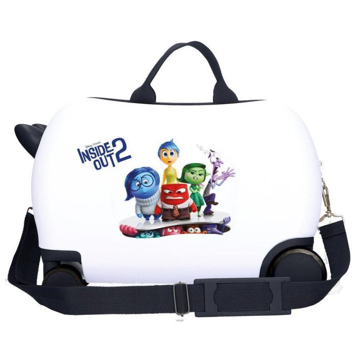 JOUMMA BAGS Maleta Infantil Del Revés 2 Disney Pixar 45cm ABS Rígida con Ruedas Dobles y Capacidad 24.6L para Niños 3-6 Años