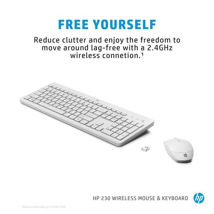 HP 230 Wireless Keyboard Black - INT 4 HP 230 Wireless Keyboard Black - INT 4