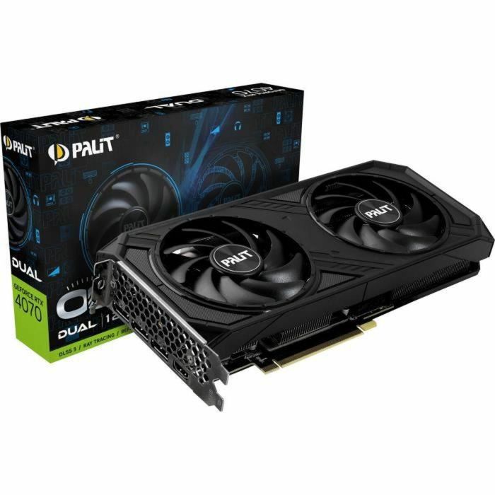 Palit de tarjeta gráfica - GeForce RTX 4070 Dual - 12 GB Palit de tarjeta gráfica - GeForce RTX 4070 Dual - 12 GB