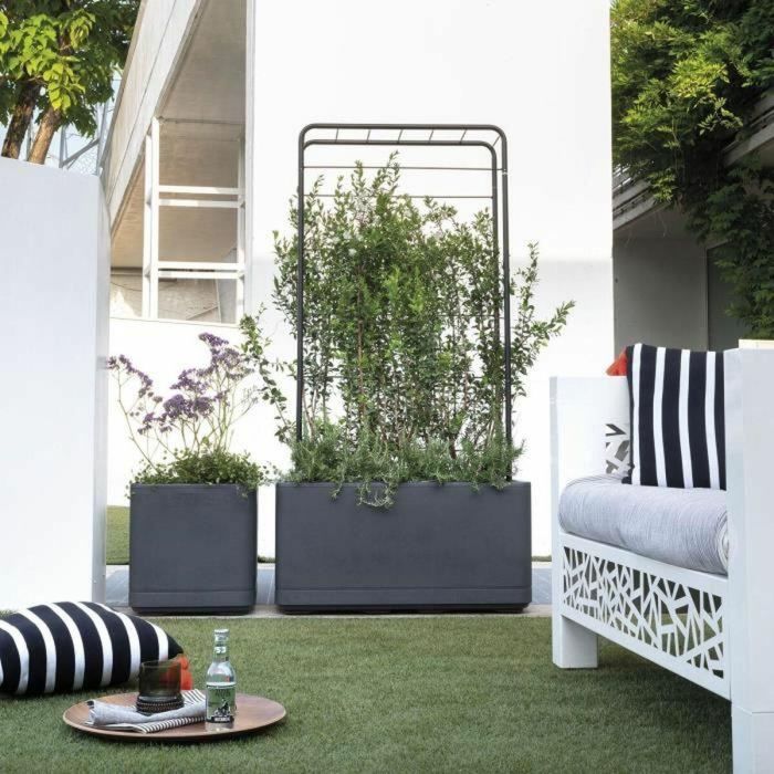 Maceta Deroma Antracita 38 x 38 x 39 cm Plástico Cuadrada Cubo 38 cm 4 Maceta Deroma Antracita 38 x 38 x 39 cm Plástico Cuadrada Cubo 38 cm 4