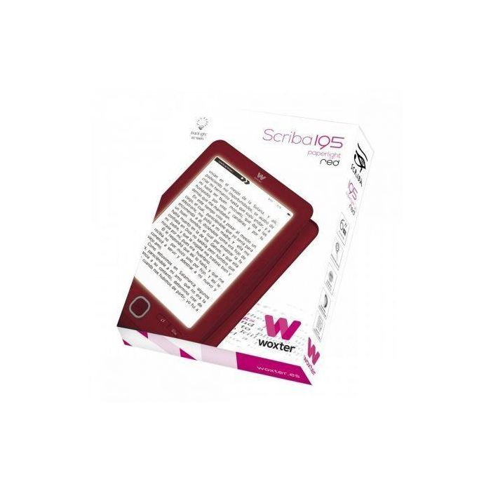 LECTOR DE LIBROS ELECTRÓNICO EBOOK WOXTER SCRIBA 195 PAPERLIGHT RED - 6"/15.24CM RETROILUMINADA - TINTA ELECTRÓNICA - RES 1024*758 - 4GB - BATERÍA 4 LECTOR DE LIBROS ELECTRÓNICO EBOOK WOXTER SCRIBA 195 PAPERLIGHT RED - 6"/15.24CM RETROILUMINADA - TINTA ELECTRÓNICA - RES 1024*758 - 4GB - BATERÍA 4