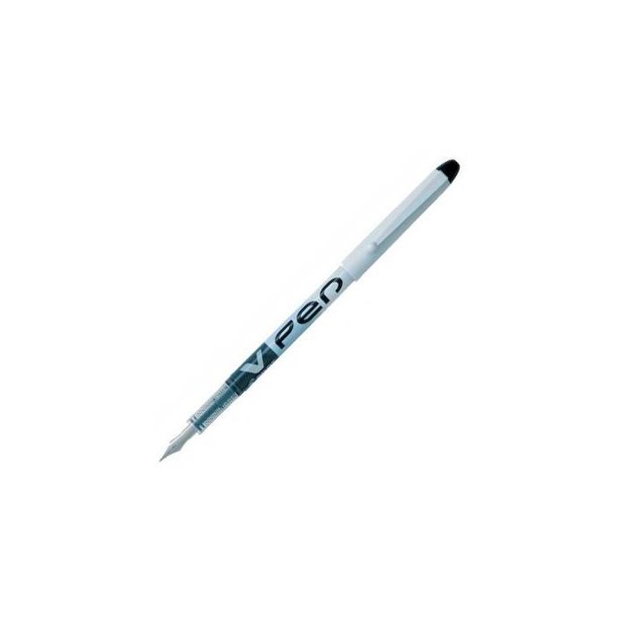 Pilot Pluma Desechable Vpen Cuerpo Blanco Negro (12 Unidades) (12 Unidades)