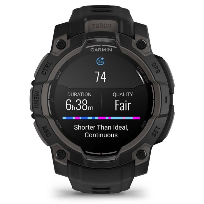 Garmin Instinct 3 AMOLED 45mm Negro Reloj Inteligente Deportivo GPS con Pantalla Táctil y Monitor de Frecuencia Cardíaca 10