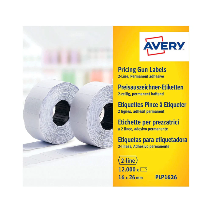 Etiquetas De Precios Avery Adh.Permanente 26X16 Mm Blanco Rollo 1.200 Uds. 4