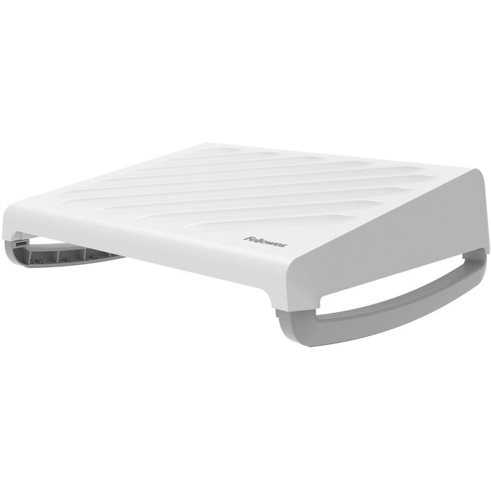 Fellowes Breyta Reposapiés Ergonómico 3 Alturas Ajustables, Balanceo, 100% Reciclable, Ideal Trabajo Híbrido - Blanco