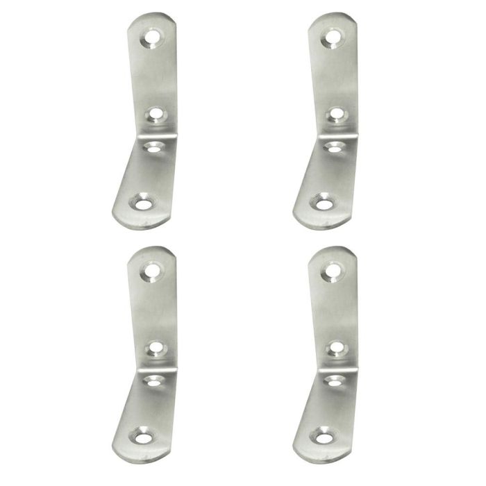 Edm Ángulo Refuerzo AN24 Acero Inoxidable 60 x 60 x 19 mm 4 Unidades 0 Edm Ángulo Refuerzo AN24 Acero Inoxidable 60 x 60 x 19 mm 4 Unidades 0