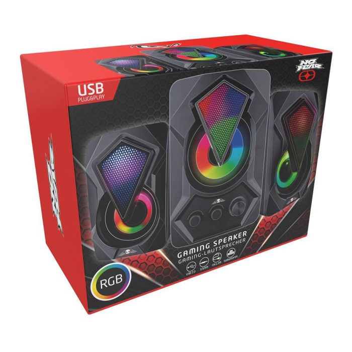 Altavoces gaming luz rgb no fear 2