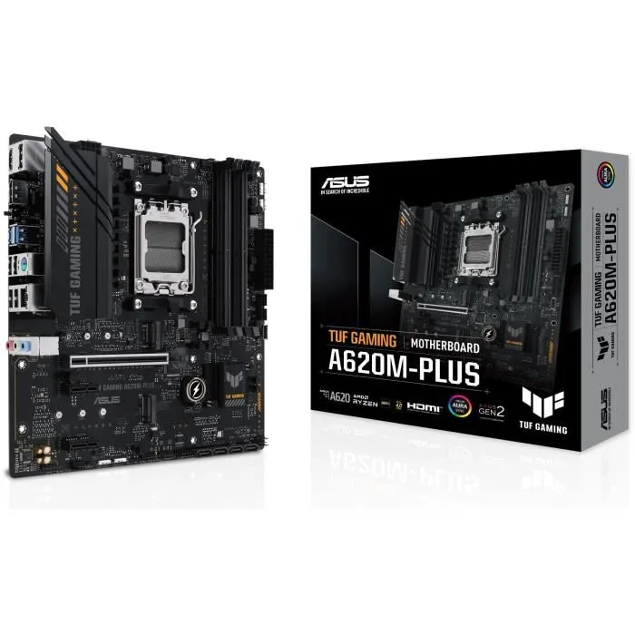 Asus TUF GAMING A620M-PLUS Placa Base AMD A620 Micro ATX AM5 Asus TUF GAMING A620M-PLUS Placa Base AMD A620 Micro ATX AM5