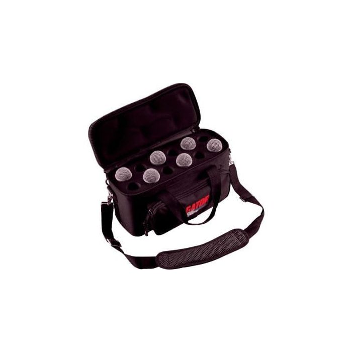Softcase Reforzado Para Micrófonos 12 Ud. "Gator Nylon" Softcase Reforzado Para Micrófonos 12 Ud. "Gator Nylon"