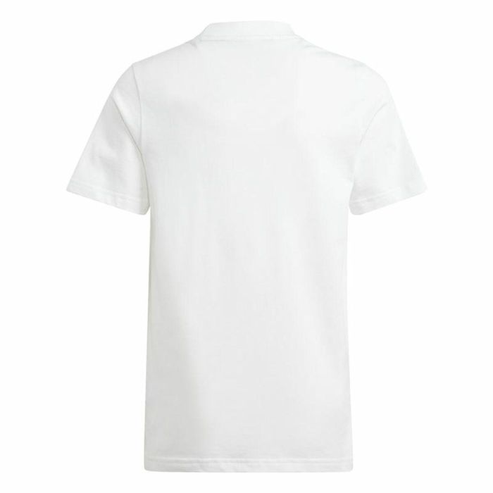 Camiseta de Manga Corta Infantil Adidas U Sl Blanco 5