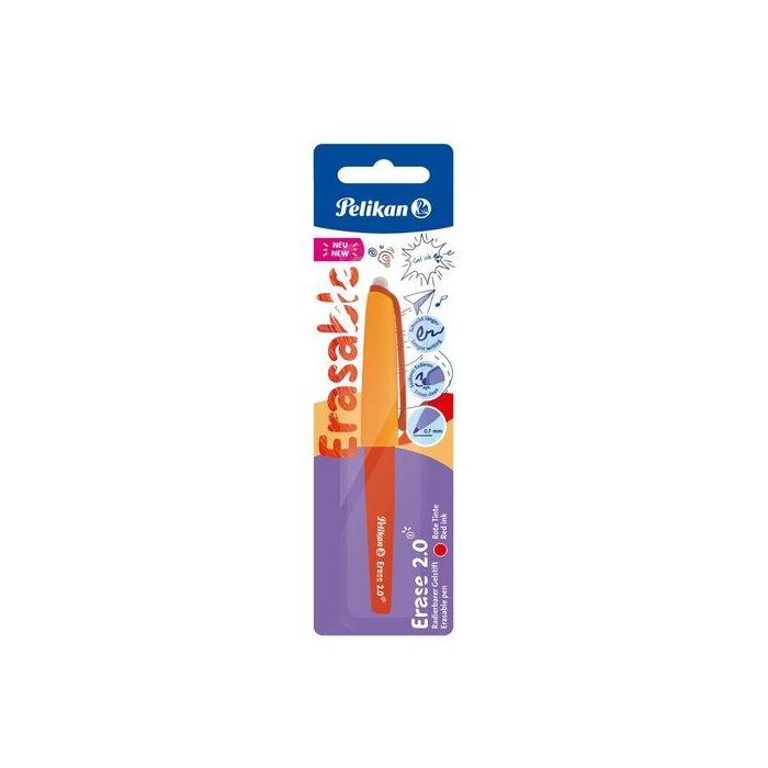 Boligrafo Pelikan Erase 2.0 Rojo Blister De 1 (9582420)