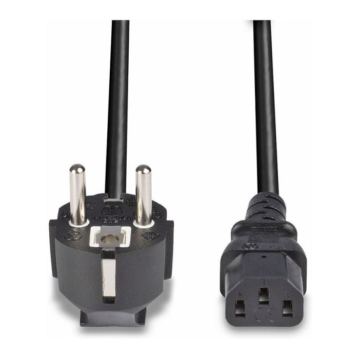 Lindy Cable de Alimentación Schuko 2 Pines a IEC C13, 3m, Negro 2