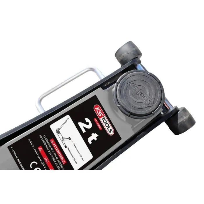Gato hidráulico - KS TOOLS - 161.0365F - Gato de 2 toneladas - Elevador de vehículos compacto de aluminio/acero - Gato rodante 2 Gato hidráulico - KS TOOLS - 161.0365F - Gato de 2 toneladas - Elevador de vehículos compacto de aluminio/acero - Gato rodante 2