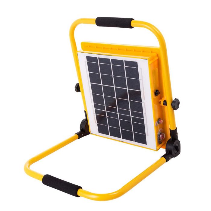 Proyector LED Solar 100W 6500K Panel: 6V/12W Batería: 3,2V/18000MaH Control Remoto [HO-SOLARFL-100W-05] 4