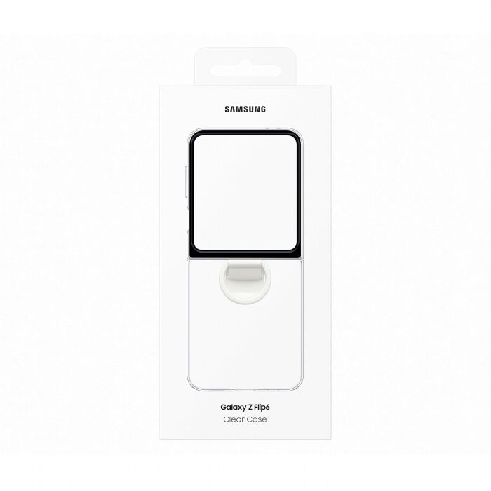 Samsung Funda Transparente con Anillo para Samsung Galaxy Z Flip6 5 Samsung Funda Transparente con Anillo para Samsung Galaxy Z Flip6 5