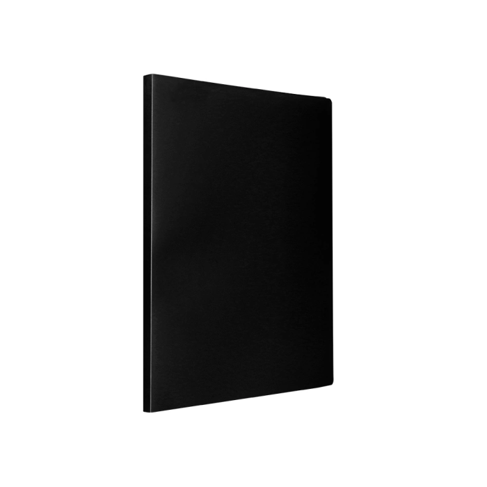 Liderpapel Carpeta Escaparate 20 Fundas PVC Folio Negro 4