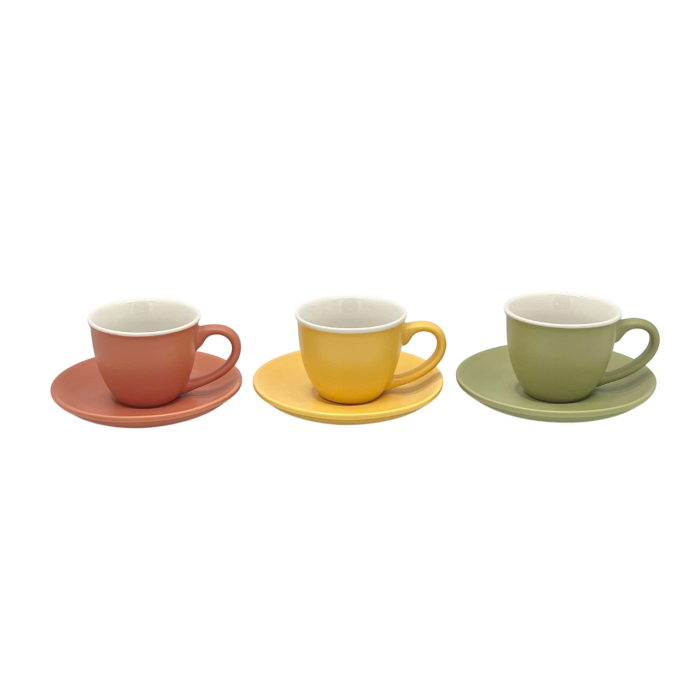Cafe Moderno DKD Home Decor Multicolor 6 x 5.3 x 6.2 cm Set de 6 1