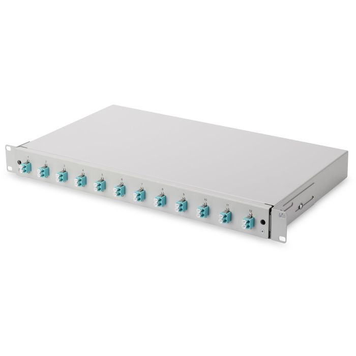 Cable fibra óptica Digitus DIGITUS Caja de empalme de fibra óptica, equipada, LC, OM3 Gris 0 Cable fibra óptica Digitus DIGITUS Caja de empalme de fibra óptica, equipada, LC, OM3 Gris 0