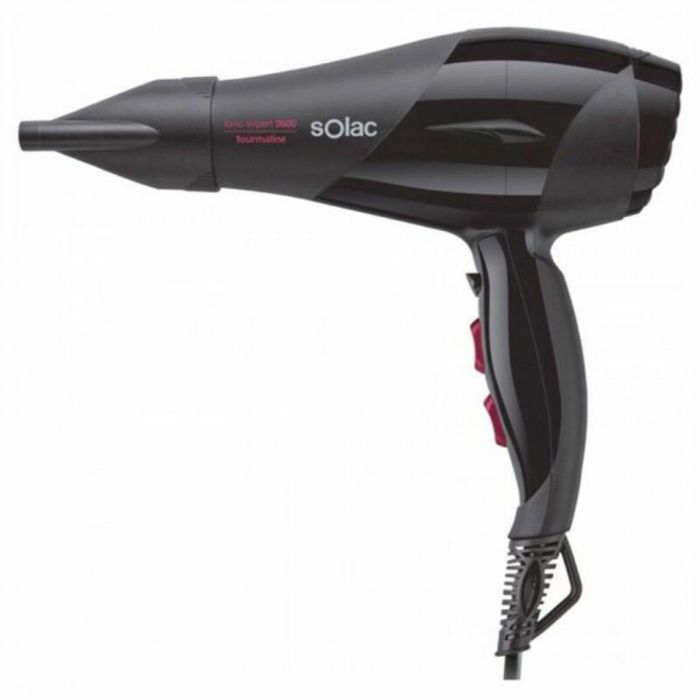 Secador de Pelo Solac SP7170EXPERT 2600W IONIC 2600 W Negro Secador de Pelo Solac SP7170EXPERT 2600W IONIC 2600 W Negro
