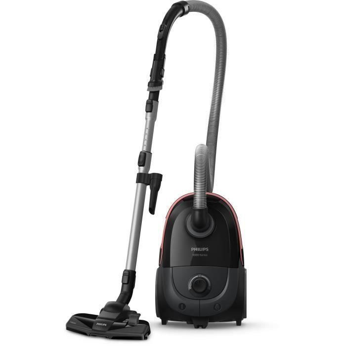 Aspirador de bote con bolsa - PHILIPS - XD5123/10 - 900 W - 4 L - Negro Aspirador de bote con bolsa - PHILIPS - XD5123/10 - 900 W - 4 L - Negro