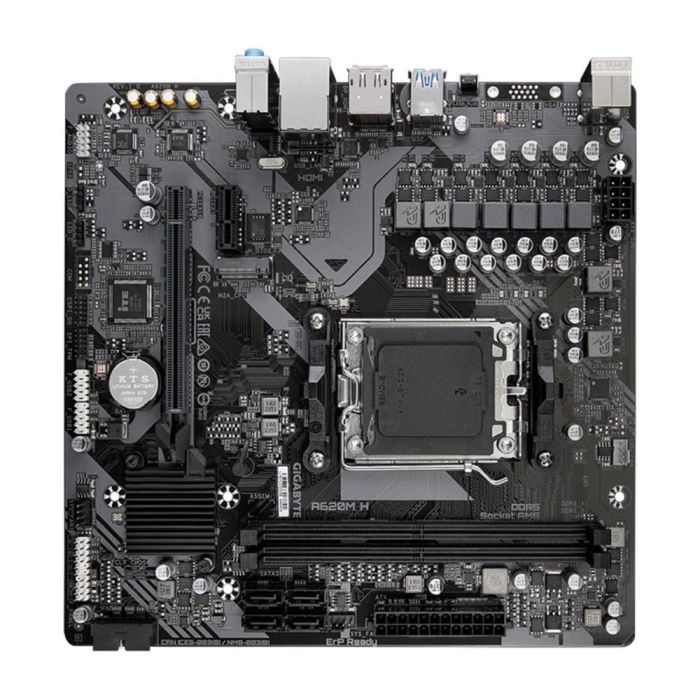 GIGABYTE A620M H Placa Base micro ATX AMD A620 Zócalo AM5, DDR5 7200MHz (OC), PCIe 4.0 M.2, para AMD Ryzen 7000/8000 Series 3 GIGABYTE A620M H Placa Base micro ATX AMD A620 Zócalo AM5, DDR5 7200MHz (OC), PCIe 4.0 M.2, para AMD Ryzen 7000/8000 Series 3