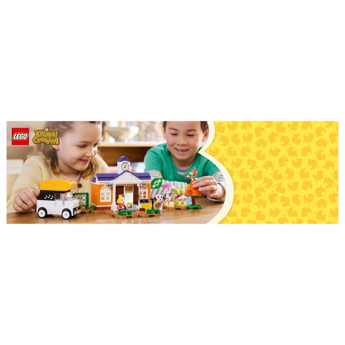 Lego Animal Crossing 77052 Kéké en la Plaza Juguete para Construir con Cafetería