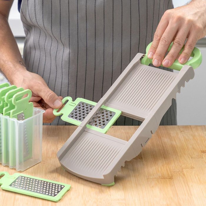 Mandolina-Rallador Plegable 6 en 1 Choppie InnovaGoods 7 Mandolina-Rallador Plegable 6 en 1 Choppie InnovaGoods 7