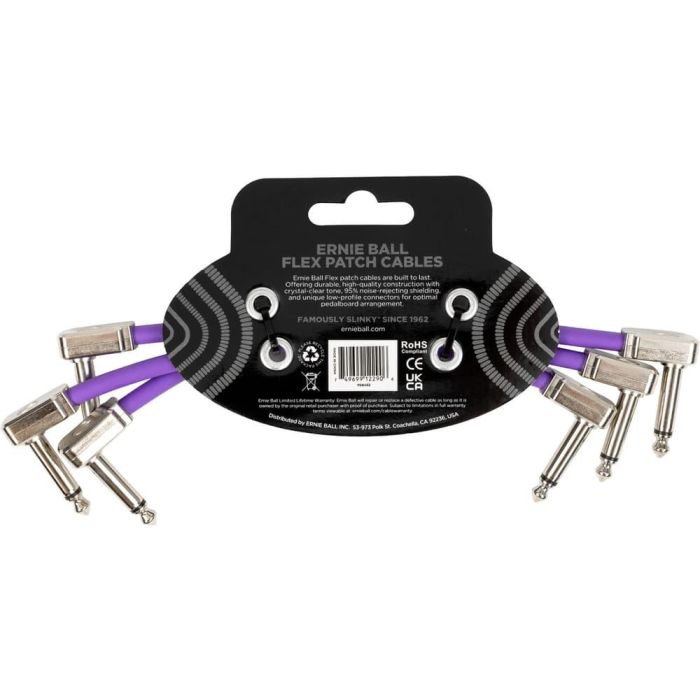 Cable Eb Flex Patch 6? Purple - Pack 3 1 Cable Eb Flex Patch 6? Purple - Pack 3 1