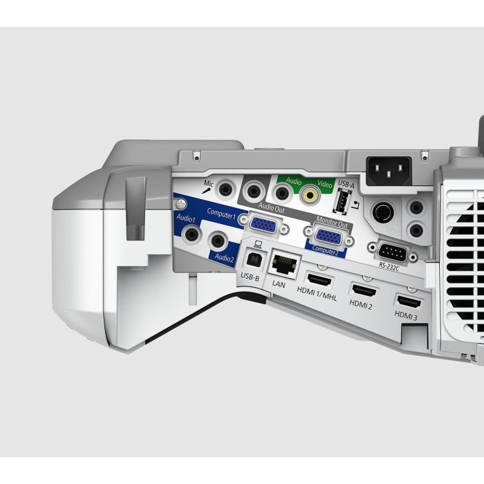EPSON EB-695Wi WXGA Proyector Ultrakurzdistanz 3LCD 1280x800 16:10 3500 Lúmenes VGA HDMI MHL Blanco 3