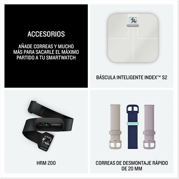 Garmin vívoactive 6 Smartwatch GPS WiFi AMOLED Pantalla Táctil 1.2" (3,05cm) 42mm Negro Resolución 390x390px Memoria 8GB Correa Silicona 2 Garmin vívoactive 6 Smartwatch GPS WiFi AMOLED Pantalla Táctil 1.2" (3,05cm) 42mm Negro Resolución 390x390px Memoria 8GB Correa Silicona 2