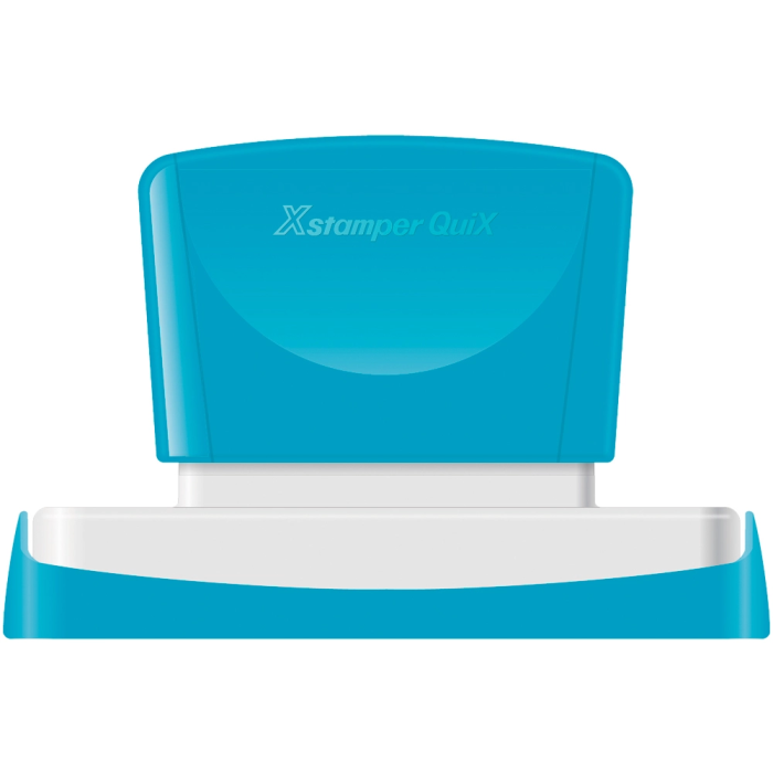 X'stamper Sello Personalizable Quix Q-24 Color Rojo Medidas 28x78 mm 1