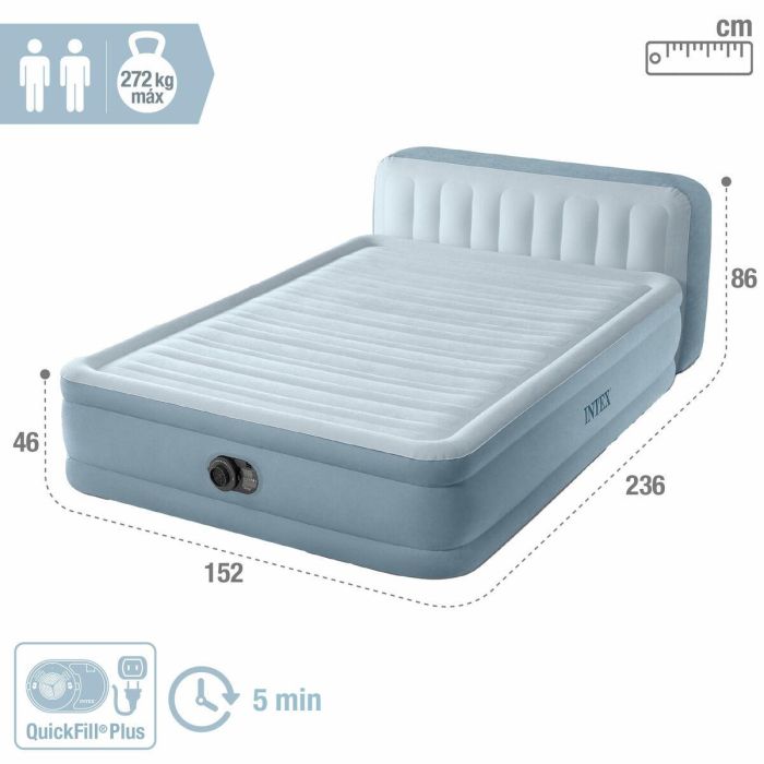 Cama Hinchable Intex 152 x 86 x 236 cm 3 Cama Hinchable Intex 152 x 86 x 236 cm 3
