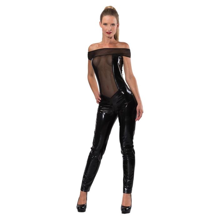 Disfraz Erótico Guilty Pleasure Catsuit Negro XL 2