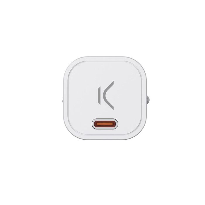 Cargador de Pared KSIX PPS Blanco 30 W 3 Cargador de Pared KSIX PPS Blanco 30 W 3