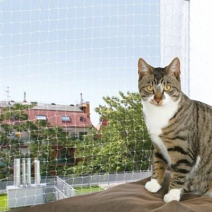 TRIXIE Red de protección para gatos 6x3 m transparente TRIXIE Red de protección para gatos 6x3 m transparente