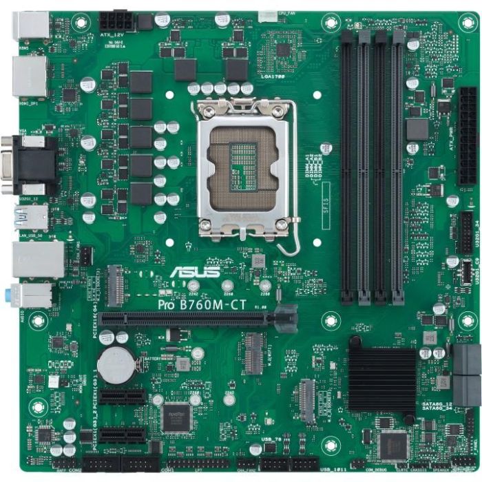 ASUS PRO B760M-CT-CSM Placa Base Socket LGA 1700 DDR5-SDRAM Micro ATX