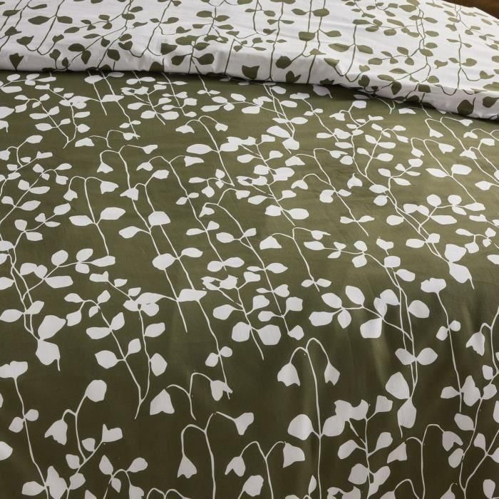 Today TOD3574641289003 Juego de Cama Crazy, Estampado Floral, 2 personas, 220x240 cm, Verde 1