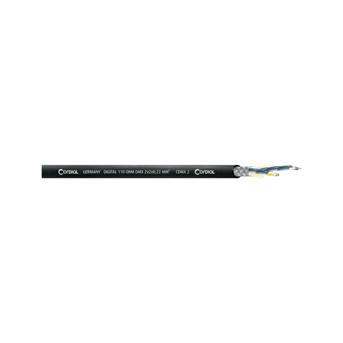 Bobina Cable Dmx 2 Pares 0.22Mm² Doble Blindaje - 100M Bobina Cable Dmx 2 Pares 0.22Mm² Doble Blindaje - 100M