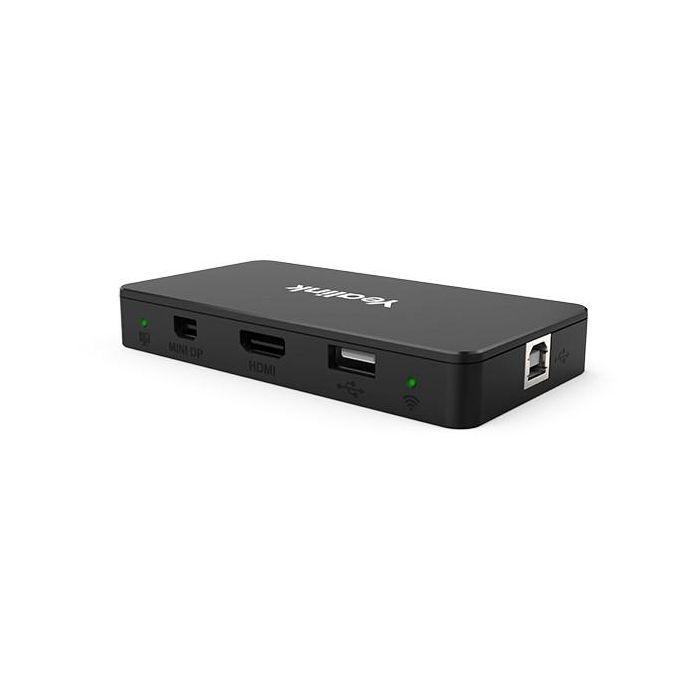 Yealink MShare - Concentrador de Interfaces HDMI, Mini DisplayPort y USB para Windows y Mac - Negro