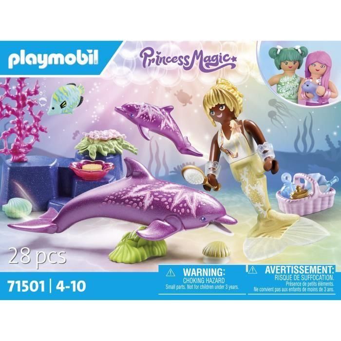 PLAYMOBIL 71501 Sirena con Delfines 4