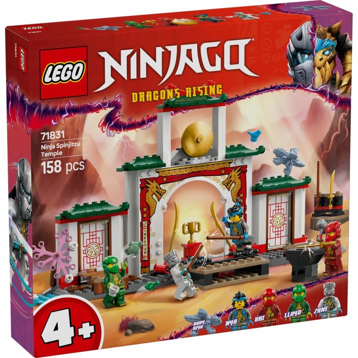 LEGO 71831 Templo Ninja del Spinjitzu NINJAGO con Dragón, 4 Minifiguras (Zane, Nya, Kai, Lloyd) y Accesorios – +4 años 9 LEGO 71831 Templo Ninja del Spinjitzu NINJAGO con Dragón, 4 Minifiguras (Zane, Nya, Kai, Lloyd) y Accesorios – +4 años 9