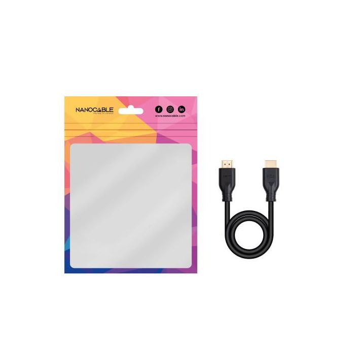 Nanocable Cable HDMI V2.0 4K@60Hz 18Gbps A/M-A/M CCS 3 m 4
