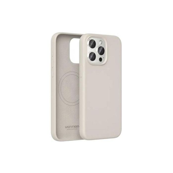 Vention KUEM0-40 Funda de Silicona Líquida con MagSafe para iPhone 14 Pro Max Gris Grava Vention KUEM0-40 Funda de Silicona Líquida con MagSafe para iPhone 14 Pro Max Gris Grava