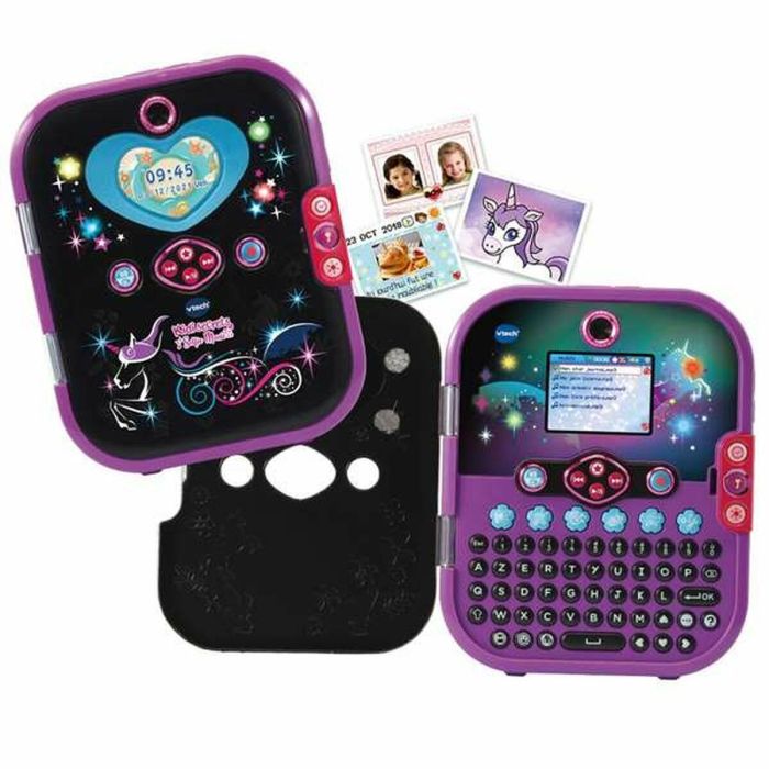 Vtech Kidisecrets Diario Secreto Digital negro para niños 5-12 años con sonidos y luces, incluye pilas 4