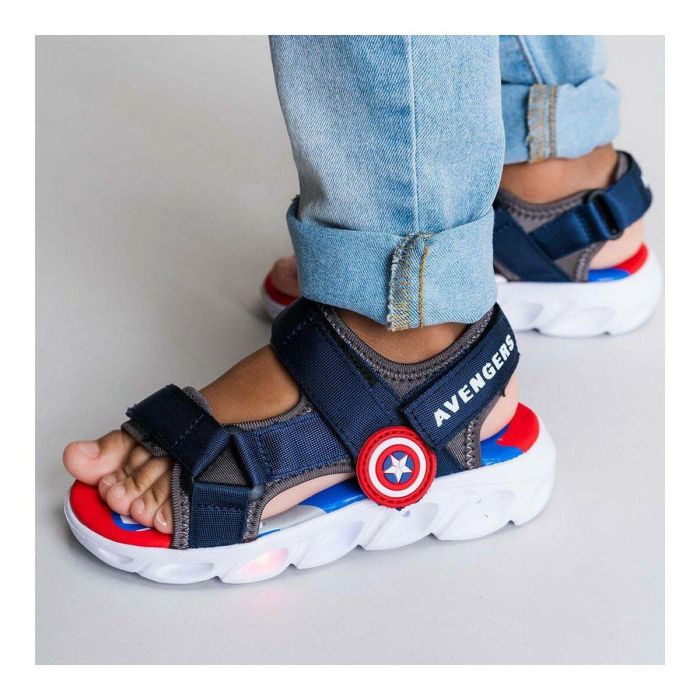 Sandalias Infantiles The Avengers Azul 5 Sandalias Infantiles The Avengers Azul 5