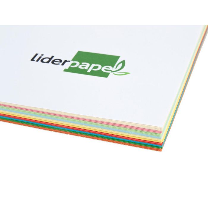 Papel Color Liderpapel A3 80 gr 10 Colores Surtidos Paquete 100 Hojas 3